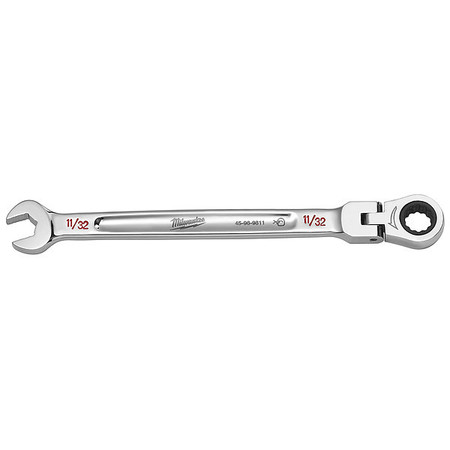 MILWAUKEE TOOL 11/32 in. SAE Flex Head Combination Wrench 45-96-9811