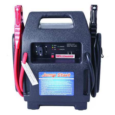 WESTWARD Battery Jump Starter, 12/24V, 44Ah 450G83