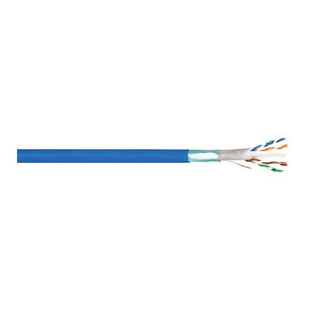 GENSPEED Category Cable, Shielded, Blue Jacket 6133785