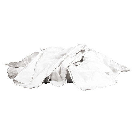 Zep Disposable Wipes, White, Cotton Polyester Blend, 1,200 Wipes, Various 895025
