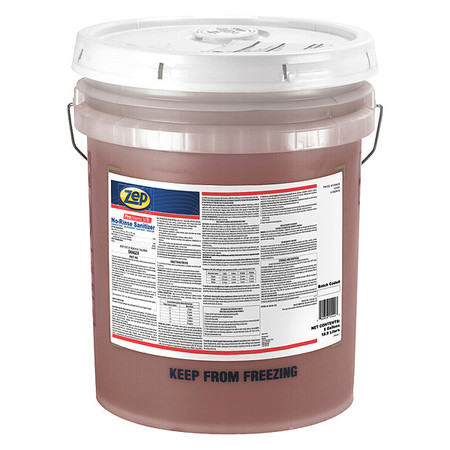 Zep Sanitizer, 5 gal. Pail, Slight, Light Red-Orange 155435