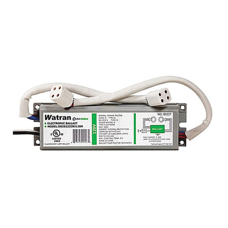 Watran Electronic Ballast, Input Watts 32, 6" L 80227