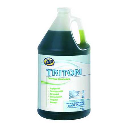 Zep Disinfectant, 1 gal. Drum, Odorless, Green, 4 PK 121524