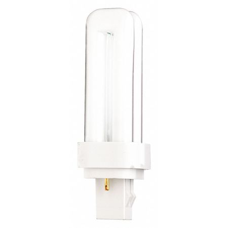 SATCO Plug-In CFL, Max. Overall Bulb 4-19/32" L S8320