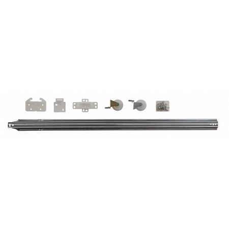 ZORO SELECT Drawer Slide Kit, 22" L, Plated 45-412