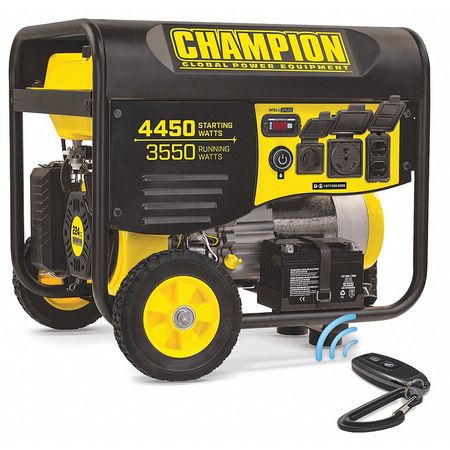 Champion Power Equipment Portable Generator, 3500 Rated, 4500 Surge, 29.2 A 100433