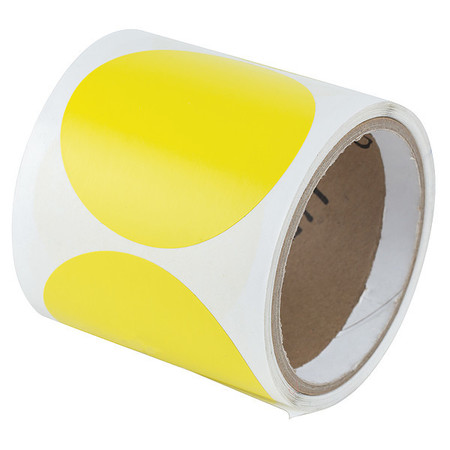ZORO SELECT Marking Tape, Solid, Yellow, 3" W ZMC3YL-100