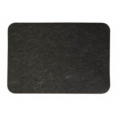 PIG Black Hand Dryer Floor Mat 24" W x 17" L, 1/16" GRP7606-BK