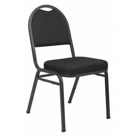 ZORO SELECT Stacking Chair, 33-1/2" Overall H, Vinyl 452N10