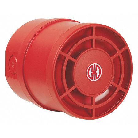 WERMA Multi-Tone Sounder, 115 to 230VAC, Red 14015060