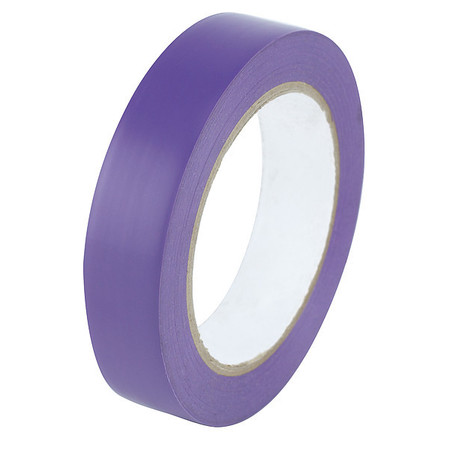 ZORO SELECT Aisle Marking Tape, Solid, Purple, 1" W VM100PU