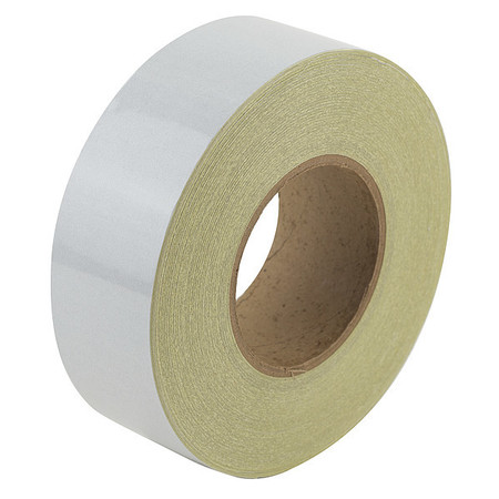 ZORO SELECT Reflective Marking Tape, Solid, White, 2" W RF6WT