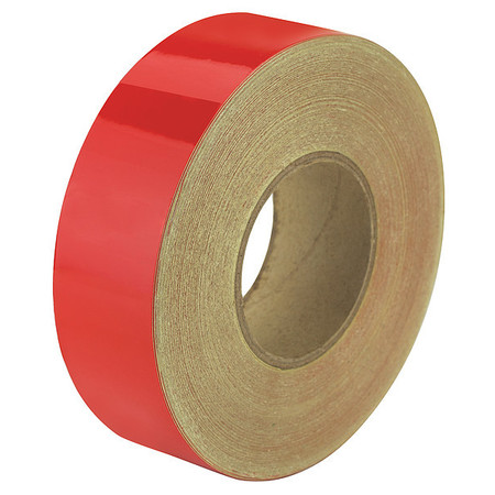 ZORO SELECT Reflective Marking Tape, Solid, Red, 2" W RF6RD