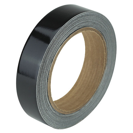 ZORO SELECT Reflective Marking Tape, Solid, Black, 1" W RF5BK