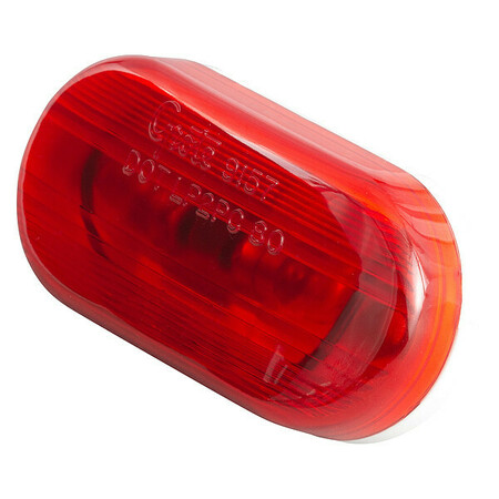 GROTE Clearance/Marker Lamp, Lens Optic, Red 45262