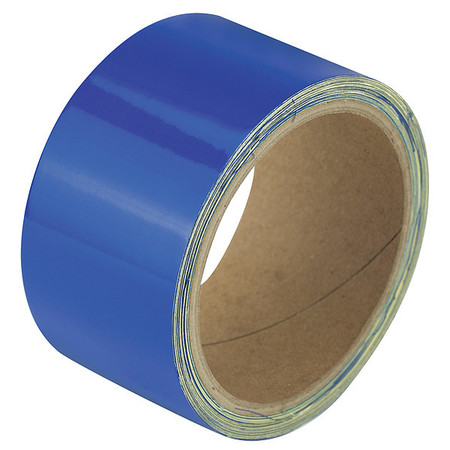 ZORO SELECT Reflective Marking Tape, Solid, Blue, 2" W ZRF2X5BL