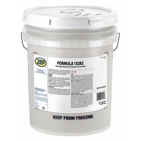 ZEP Formula 15282 Cleaner/Degreaser, 35 lb Pail, Concentrated, Water Based 534837