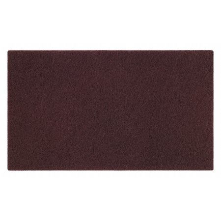 TOUGH GUY Stripping Pad, Size 14" x 32", Maroon, PK10 453T23