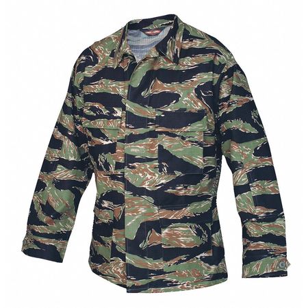 Tru-Spec BDU Coat, Vietnam Tiger Stripe, S, Regular 1590
