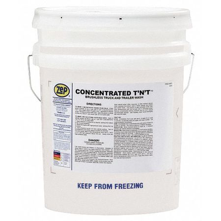 Zep Truck And Trailer Wash Brushless Wash Concentrate, Pail, 5 gal, Liquid 38735