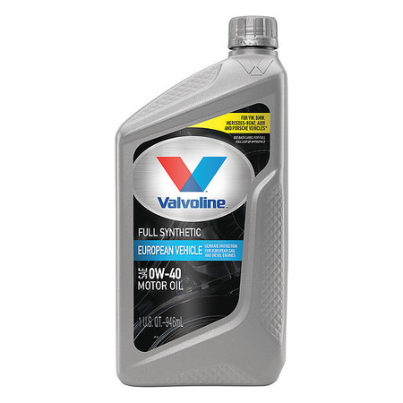 Valvoline Motor Oil, 1 qt. Size, 0W-40 SAE Grade 852518