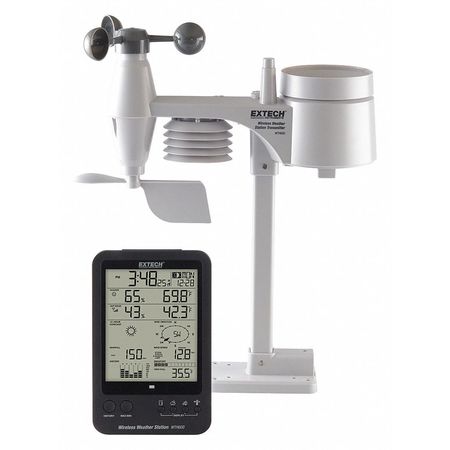 Extech Wireless Weather Station, 0 to 111.8 mph WTH600-KIT