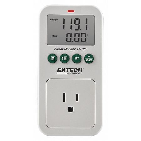 Extech Power Monitor, 100 to 150VAC PM120