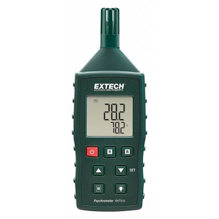 EXTECH Hygro Thermometer, Pocket Style RHT510