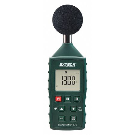 Extech Sound Level Meter, 31.5 to 8000 Hz SL510