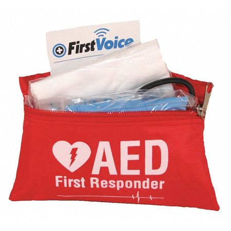 First Voice Basic AED Responder Kit in Nylon, 5" H V18112