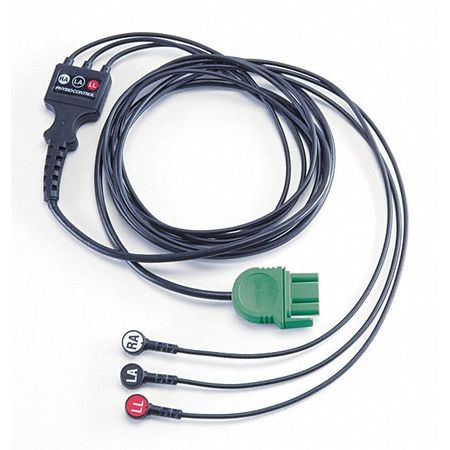 STRYKER PHYSIO-CONTROL Defibrillator Cable, 4" H x 8" L x 6" W 11111-000016
