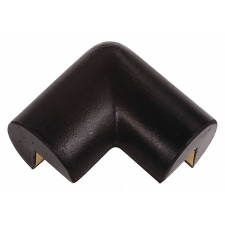 KNUFFI Corner Guard, Rounded, Black 60-6784