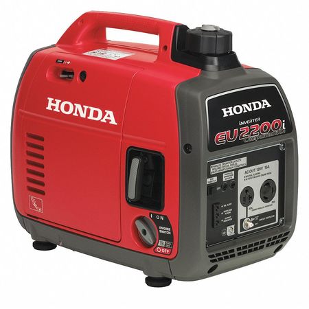 Honda Portable Generator, 1,800 W Rated, 2,200 W Surge, 18.3 A EU2200ITA1