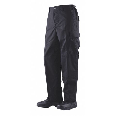 TRU-SPEC BDU Trouser, L, Black 1523