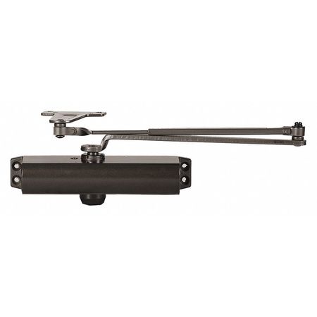 DORMAKABA Manual Hydraulic Stanley QDC 300 Door Closer Standard Duty Interior and Exterior, Bronze QDC311NC690