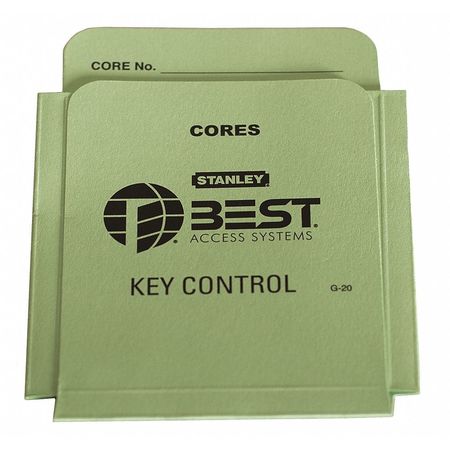 BEST Key Authorization Card, Paper, For Keys G20