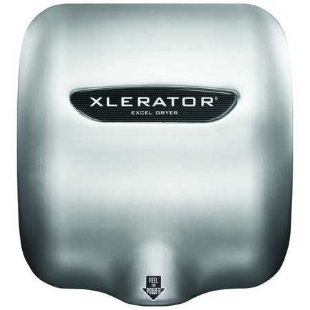 Excel Dryer Brushed, No ADA, 110 to 120 VAC, Automatic Hand Dryer XL-SB-1.1N-110-120V