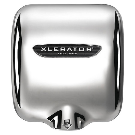 Excel Dryer Polished chrome, No ADA, 110 to 120 VAC, Automatic Hand Dryer XL-C-110-120V