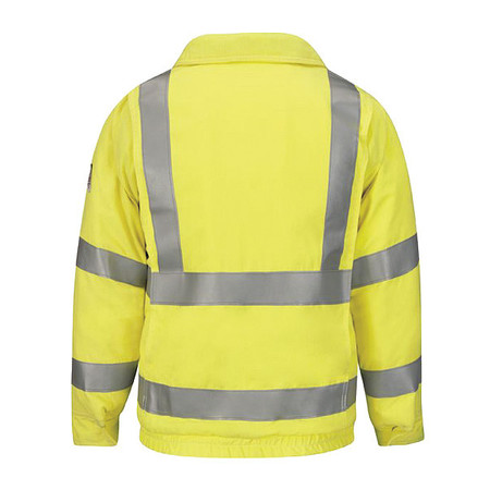 Bulwark FR Jacket, Yellow, S, 36" Chest, 27-1/2" L JMJ4HV LN S