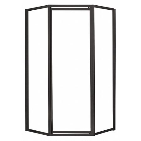 Fgi Shower Door, 18-1/2" x 24" x 18-1/2" Size TDNA0570-CL-OR