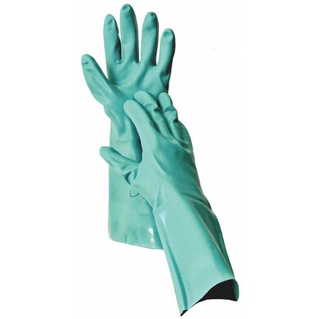 CONDOR 15" Chemical Resistant Gloves, Nitrile, 9, 1 PR 458T07