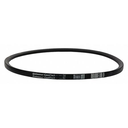 CONTINENTAL CONTITECH 5V1250 Wrapped V-Belt, 125" Outside Length, 5/8" Top Width, 1 Ribs 5V1250