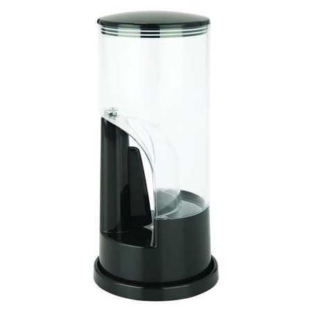 HONEY-CAN-DO Coffee Dispenser, 8 oz., Black/Chrome KCH-06079