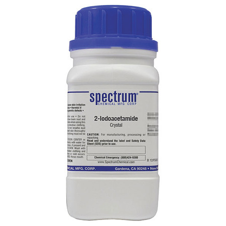 SPECTRUM Iodoacetamide, 100g, CAS 144-48-9, Poly I1038-100GM