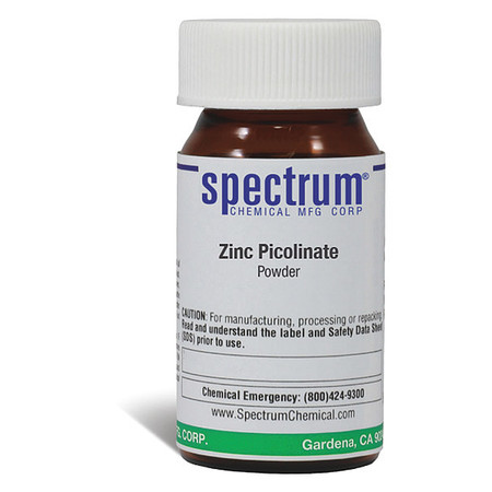 SPECTRUM Zinc Picolinate, 5g, CAS 17949-65-4 Z1088-5GM