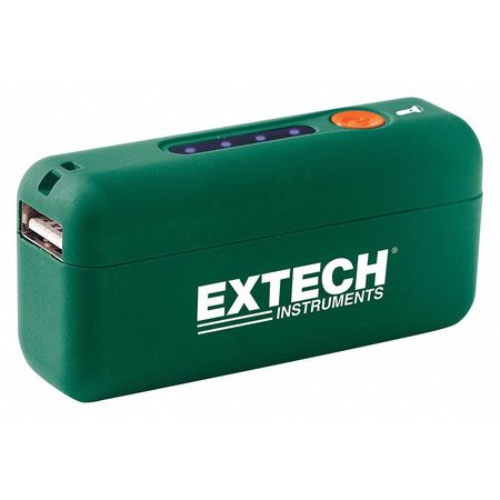 Extech Portable Power Charger, Black, 5VDC PWR5