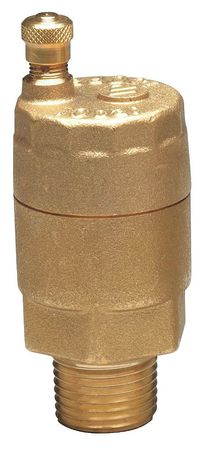 Watts Automatic Air Vent Valve, 1 In, Brass FV-4M1- 1
