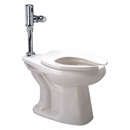 ZURN Flush Valve Toilet, 1.28 gpf, Flush Valve, Floor Mount, Elongated, White Z5665.213.00.00.00