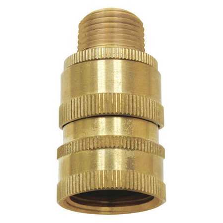 SANI-LAV Hose Adapter, Brass, 3/4in Female GHT Inlt N18