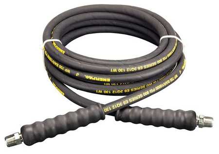 ENERPAC H9220, 20 ft., Heavy-duty Rubber High Pressure Hydraulic Hose, .25 in. Internal Diameter H9220